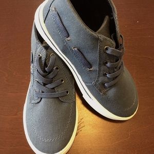 OshKosh B'gosh Boy's Sneakers, Size 2, Blue Denim